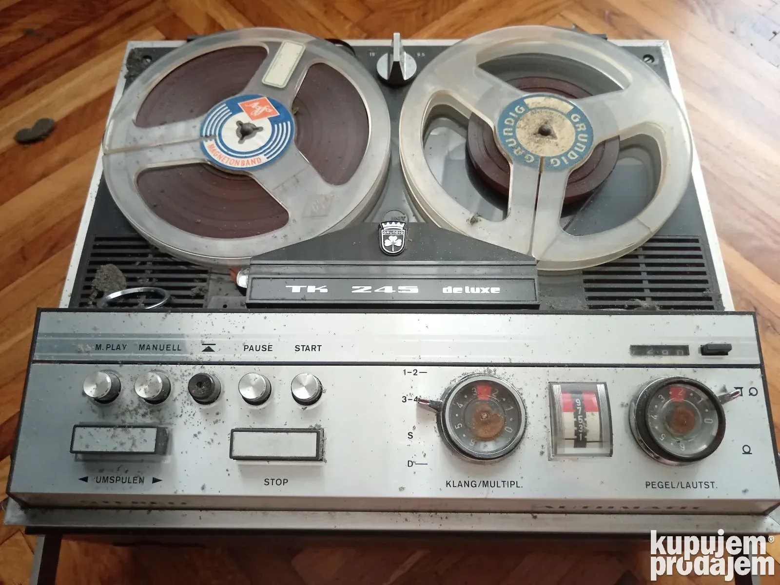Grundig TK 245 Deluxe magnetofon Made in Germani