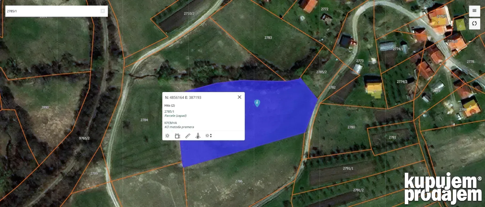 Plac 3.638 m² u Kremnima, Užice