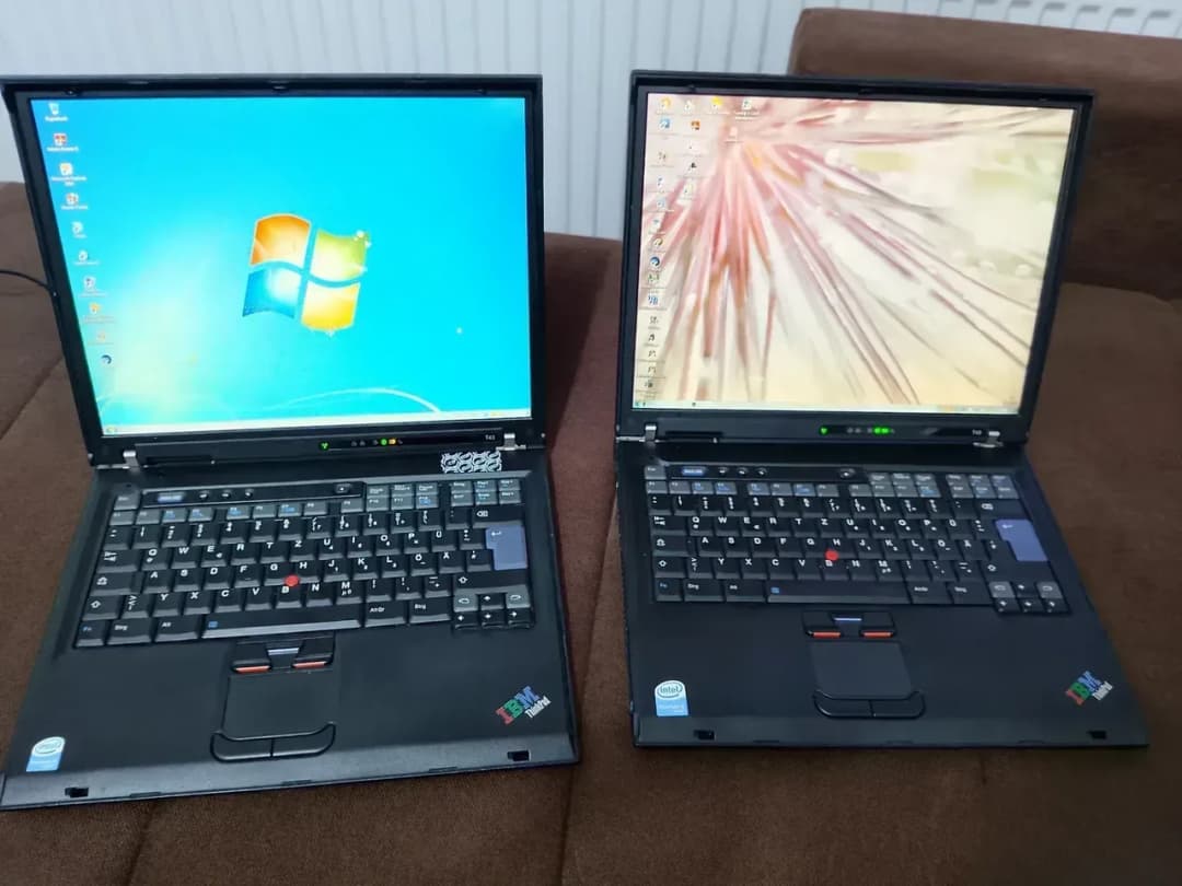 IBM ThinkPad T43 LPT / CNC / 160HDD / ORG WIN 7 / BAT OK