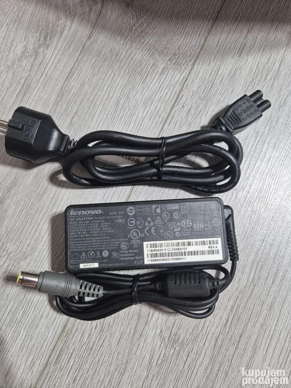 Lenovo adapter punjac 20v 3.25a 7.9x5.5 65W ADLX65NCT3A