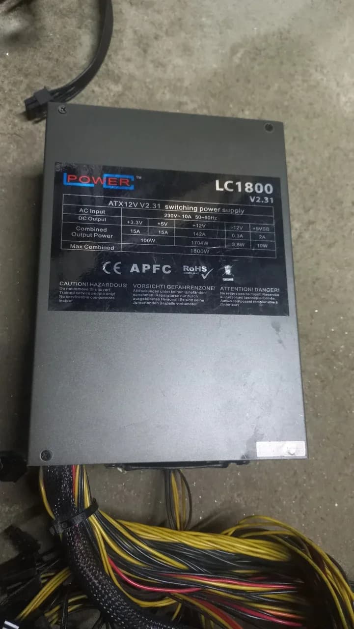 Napajanje 1800W LC POWER LC1800 V2.31