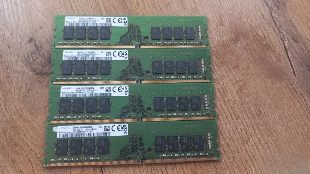 2x16gb ddr4 Samsung 3200Mhz