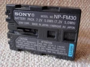 baterija SONY NP-FM30