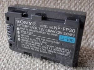 sony NP-FP30