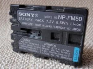 baterija Sony NP-FM50