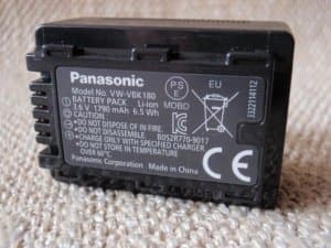 Panasonic baterija VW-VBK 180