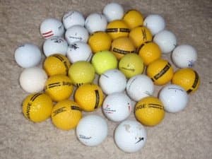 GOLF loptice 35 kom.