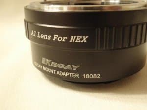 AI NIKON & NEX adapter