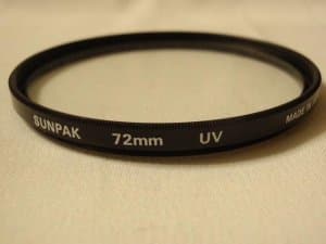 72mm Sunpak UV filter