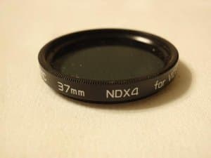 37mm HOYA ND4X filter