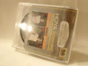 HOYA 58 UV filter novo