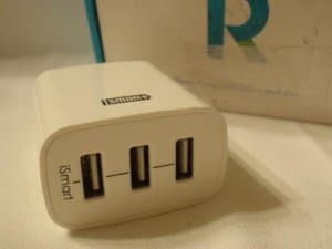 RAVPOWER 24W 3 port punjac