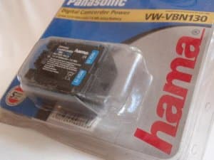 panasonic hama VW-VBN 130 baterija