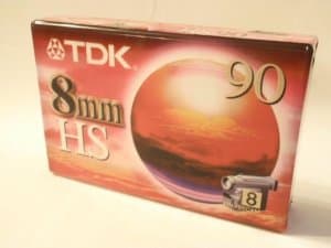 TDK 8mm kaseta