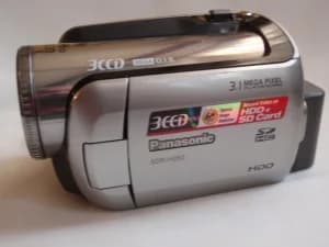 PANASONIC SDR-H250 3CCD kamera hdd sd card