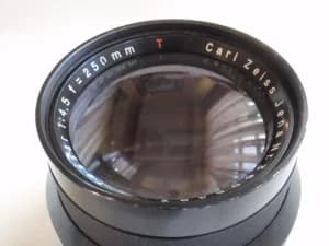 CARLL ZEISS Tessar 250/4.5 objektiv