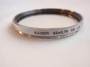 KAISER UV niklovani 52mm